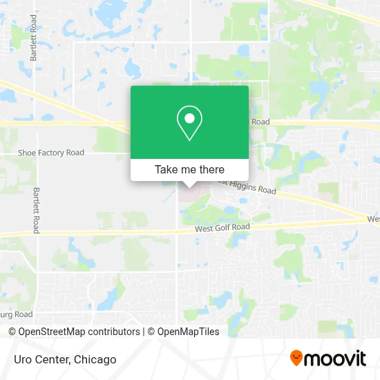 Uro Center map