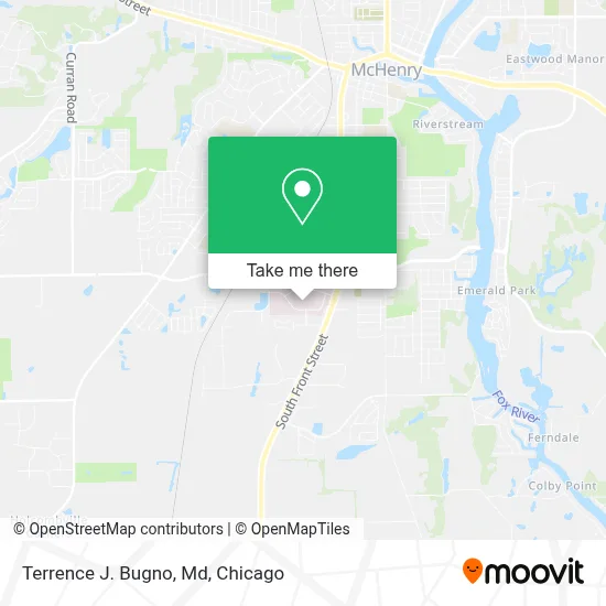 Terrence J. Bugno, Md map