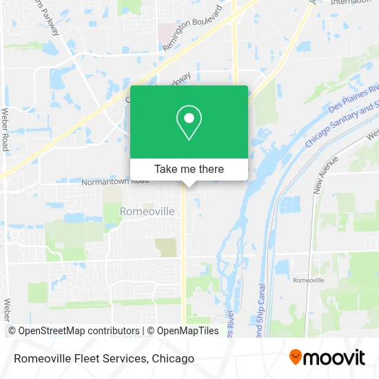 Romeoville Fleet Services map