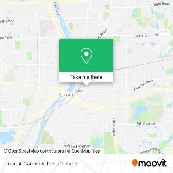 Rent A Gardener, Inc. map