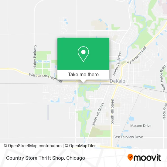 Country Store Thrift Shop map