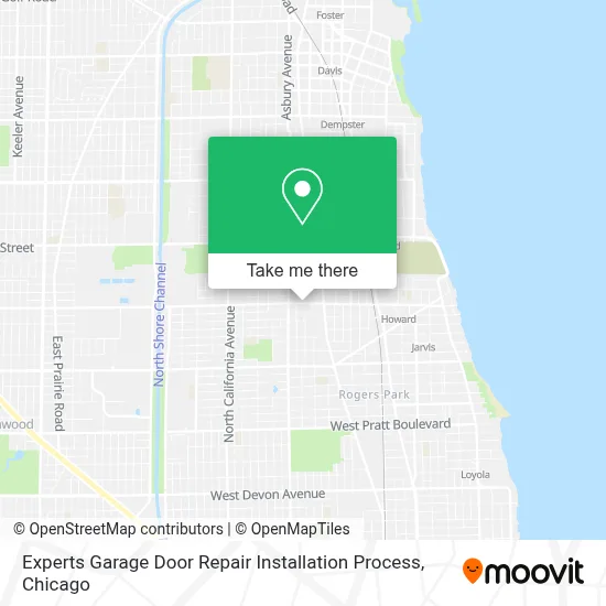 Experts Garage Door Repair Installation Process map