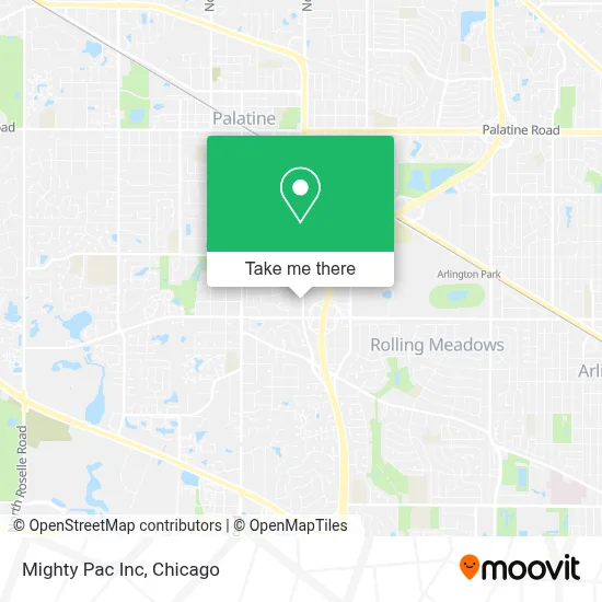 Mighty Pac Inc map