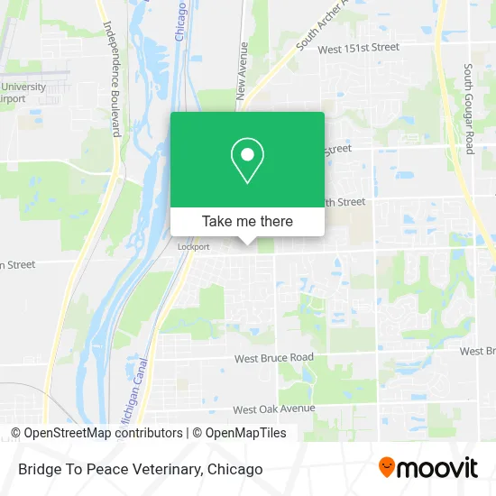 Bridge To Peace Veterinary map