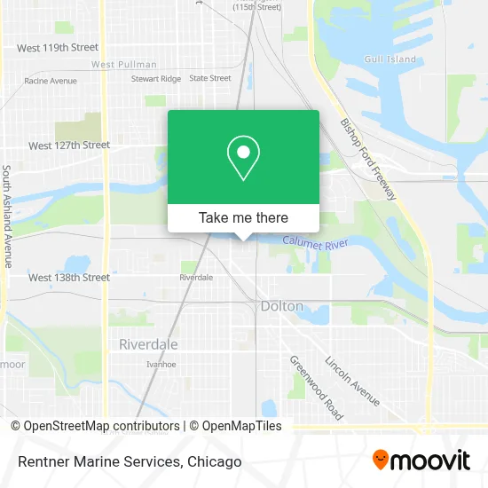 Rentner Marine Services map