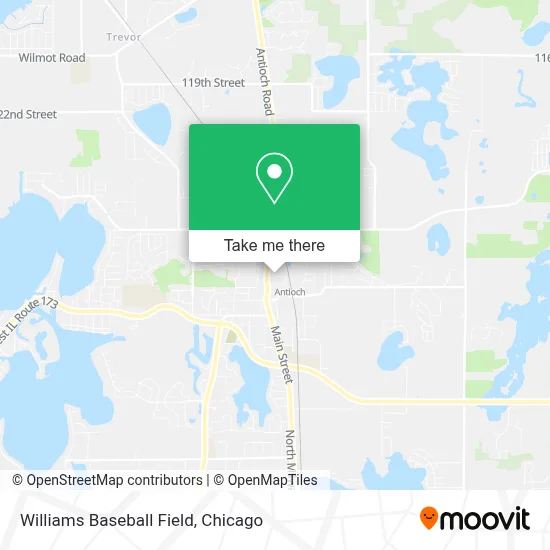 Williams Baseball Field map