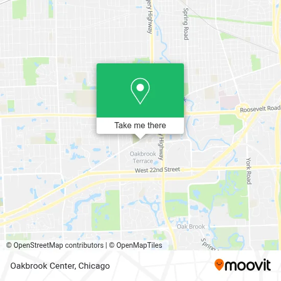 Oakbrook Center map