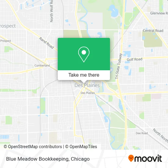 Blue Meadow Bookkeeping map