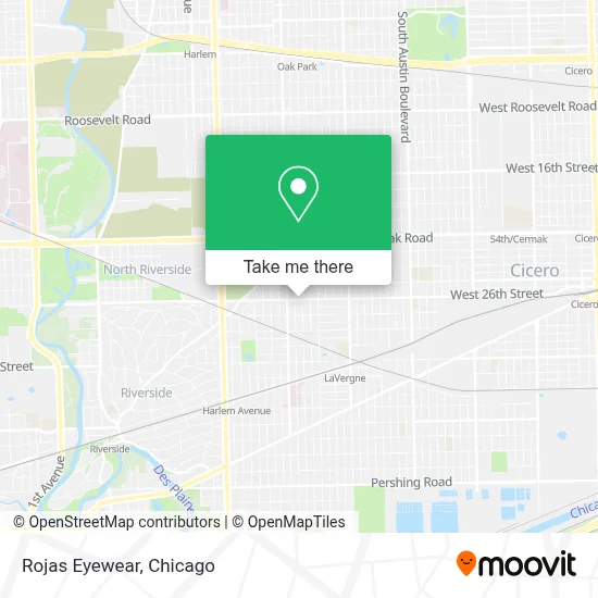 Rojas Eyewear map