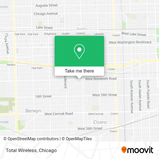 Total Wireless map