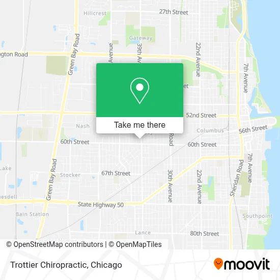Trottier Chiropractic map