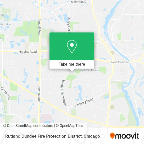 Rutland Dundee Fire Protection District map