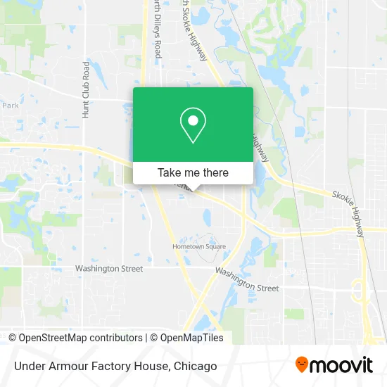 Under Armour Factory House map