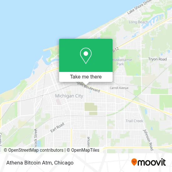 Athena Bitcoin Atm map