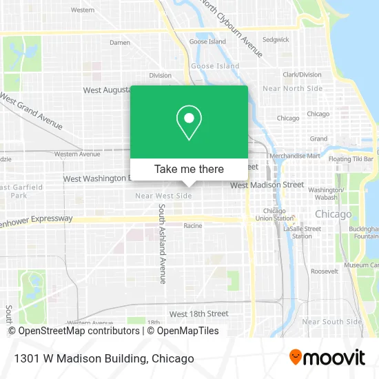 1301 W Madison Building map