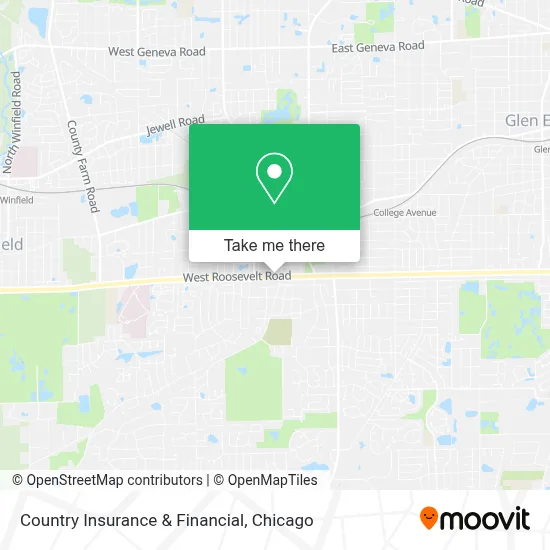 Country Insurance & Financial map