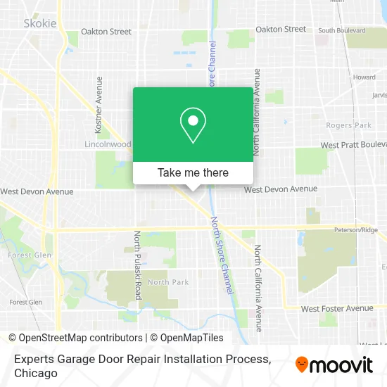 Experts Garage Door Repair Installation Process map