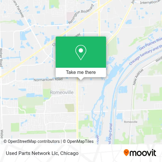 Used Parts Network Llc map