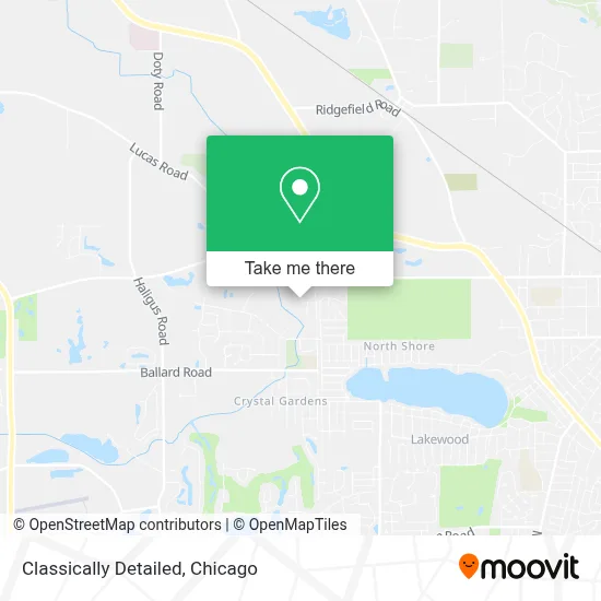 Classically Detailed map