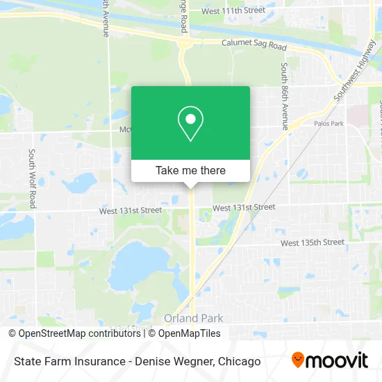 State Farm Insurance - Denise Wegner map