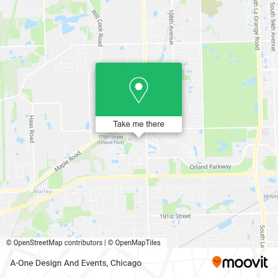 A-One Design And Events map