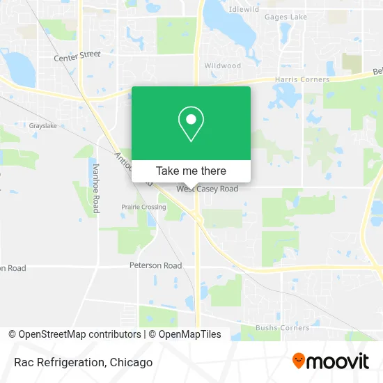 Rac Refrigeration map