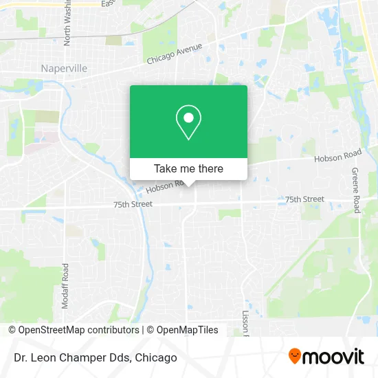 Dr. Leon Champer Dds map