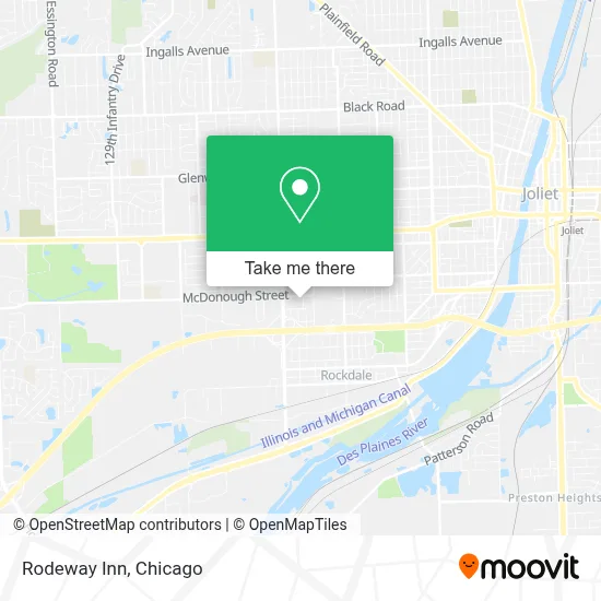 Rodeway Inn map