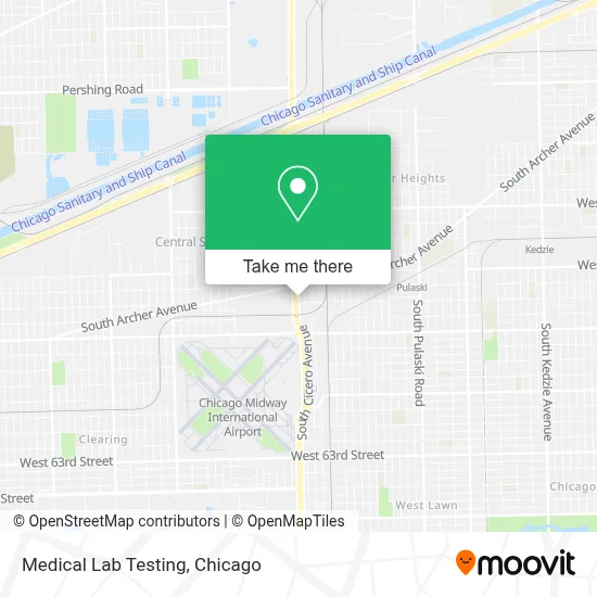 Medical Lab Testing map