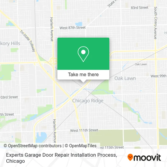 Experts Garage Door Repair Installation Process map