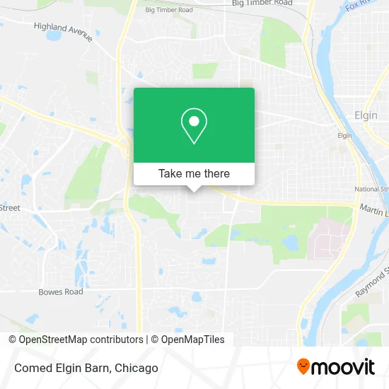 Comed Elgin Barn map