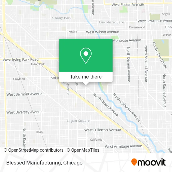Blessed Manufacturing map