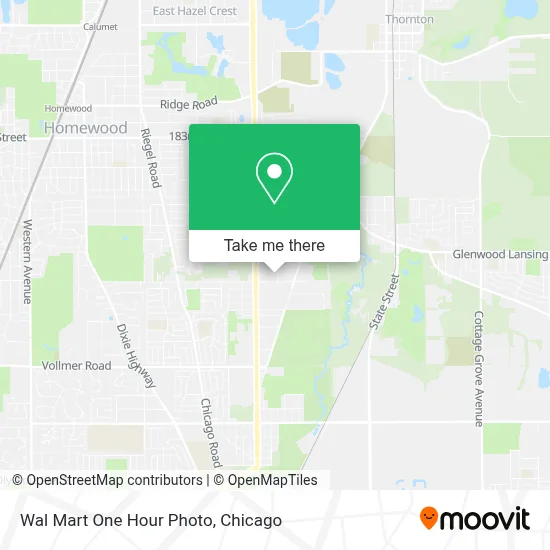 Wal Mart One Hour Photo map