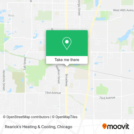 Rearick's Heating & Cooling map