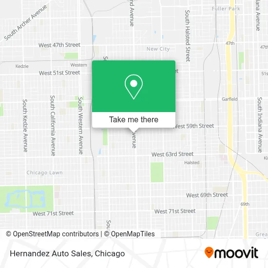 Hernandez Auto Sales map