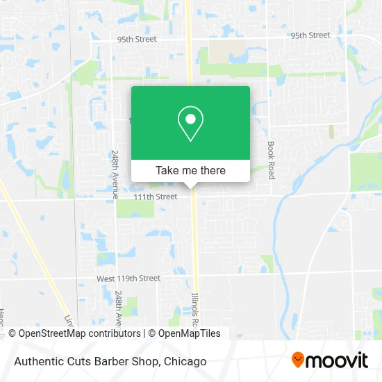 Authentic Cuts Barber Shop map