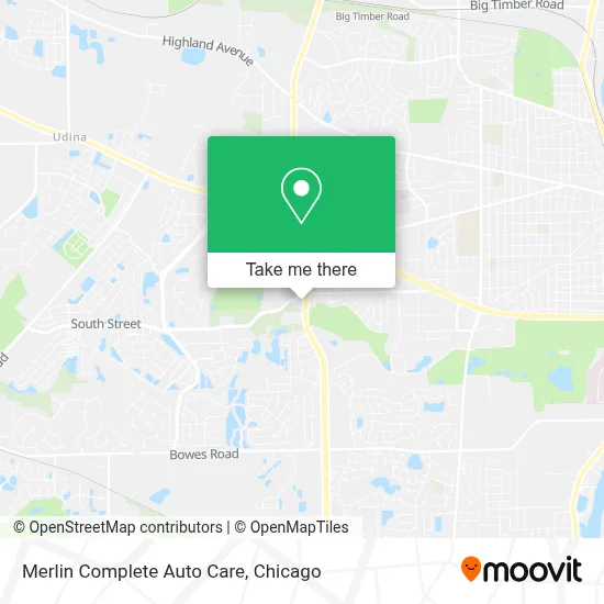 Merlin Complete Auto Care map