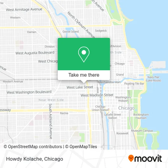 Howdy Kolache map