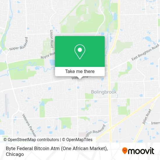 Byte Federal Bitcoin Atm (One African Market) map