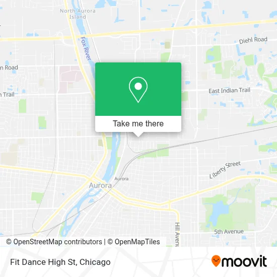 Fit Dance High St map