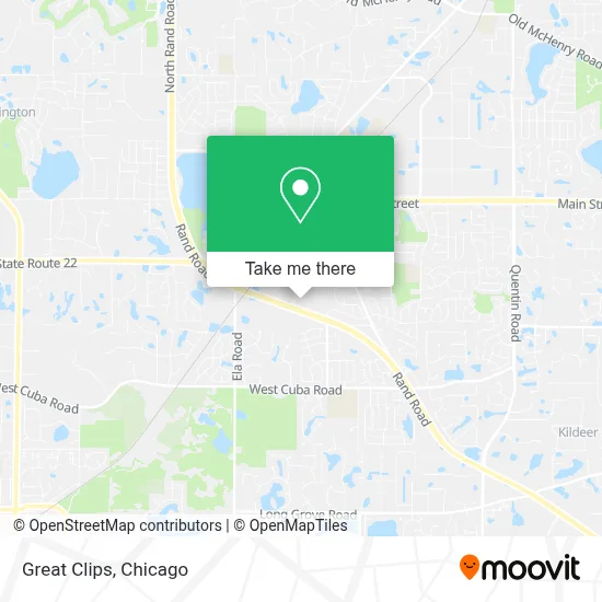 Great Clips map