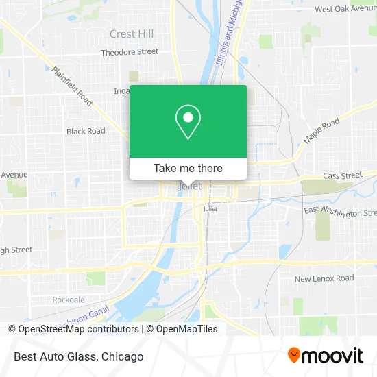 Best Auto Glass map