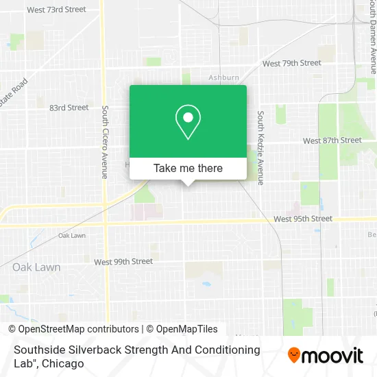 Southside Silverback Strength And Conditioning Lab" map