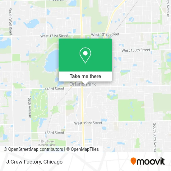 J.Crew Factory map