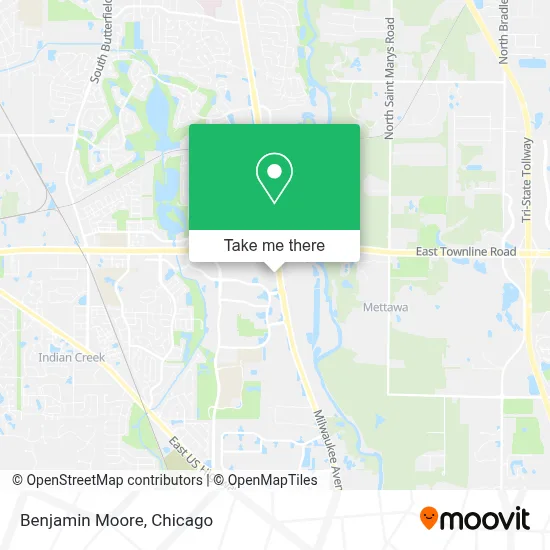 Benjamin Moore map