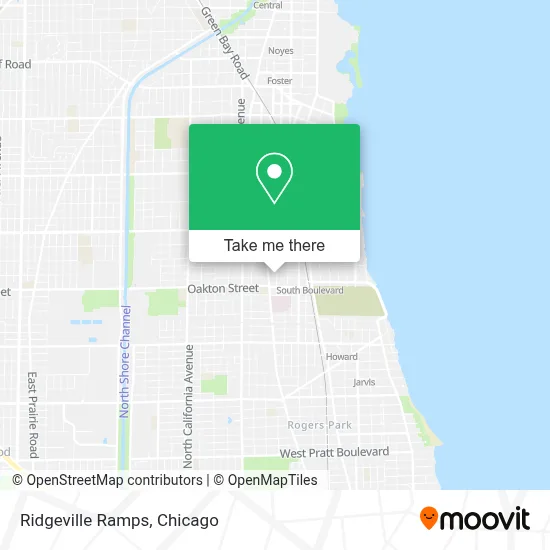 Ridgeville Ramps map