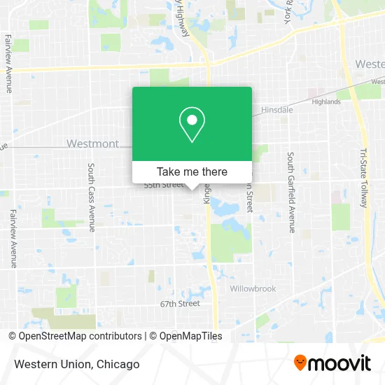 Western Union map