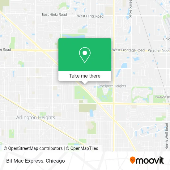 Bil-Mac Express map