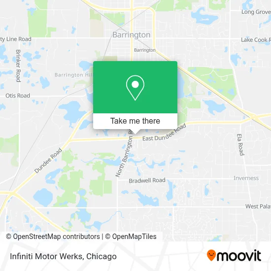 Infiniti Motor Werks map