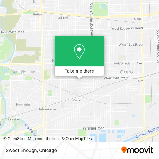 Sweet Enough map